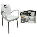 Ver imagem 4 de Cadeira Poltrona Sala Cozinha Jardim Pé Aluminio Plasnew