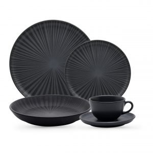 Aparelho de Jantar 20 Peças Flat Ônix Oxford Ao20-1c05