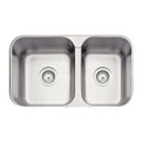 Ver imagem 1 de Cuba de Embutir/sobrepor Tramontina Isis 2c 34-28 Bs em Aço Inox Acetinado 69x40 com 2 Cubas Tramont