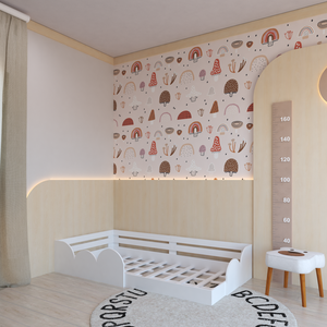 Cama Infantil Montessoriana Solteiro Sky