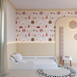 Cama Infantil Montessoriana Solteiro Sky - 3