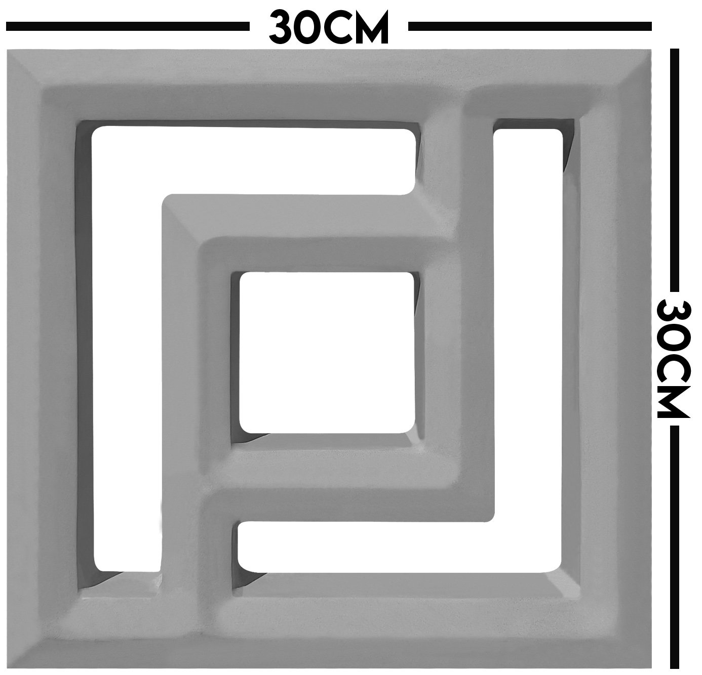 Forma 3d Cobogó Concreto Profissional Abs Elemento Vazado - 6