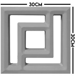 Forma 3d Cobogó Concreto Profissional Abs Elemento Vazado - 6