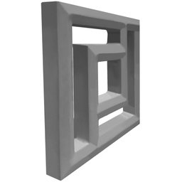 Forma 3d Cobogó Concreto Profissional Abs Elemento Vazado - 4