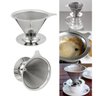 Filtro Duplo Coador Café Aço Inox Sem Papel Italiano Pequeno - 3