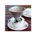 Ver imagem 7 de Filtro Duplo Coador Café Aço Inox Sem Papel Italiano Pequeno