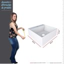Ver imagem 4 de Cuba Para Banheiro Quadrada 30x30 Fit Cozimax Branco