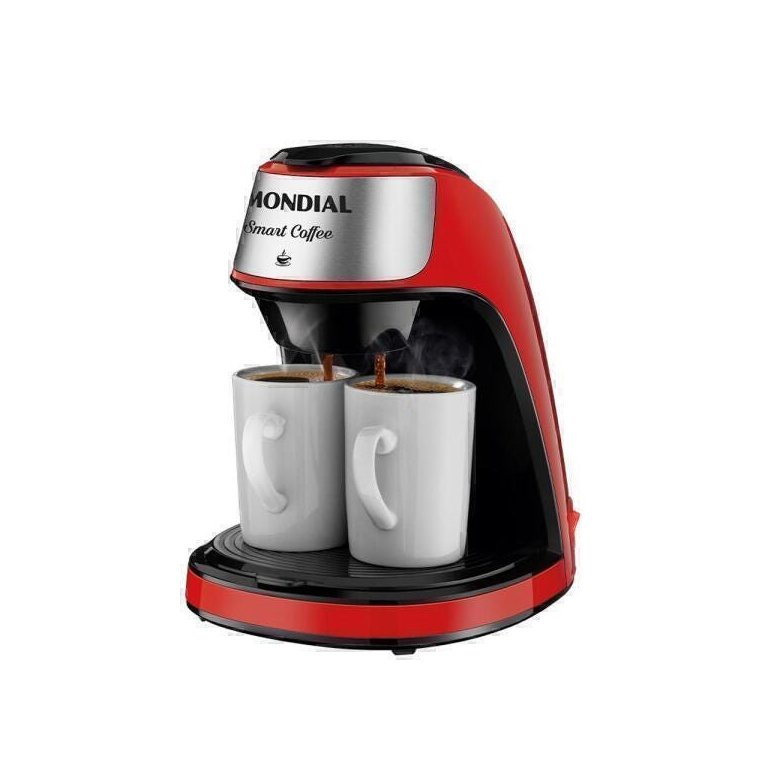 Cafeteira Mondial 2 Xícaras Smart Coffee C-42-2X-Ri 220V Cafeteira Mondial 2 Xícaras Smart Coffee C-42-2X-Ri 220V