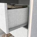 Ver imagem 4 de Guarda-roupa 195cm 6 Portas 3 Gavetas Cover Henn - Off White/nature