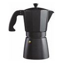 Ver imagem 1 de Cafeteira Italiana Preta Em Alumínio Capacidade 06 Xícaras