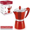 Ver imagem 1 de Cafeteira Italiana De Alumínio 380Ml Vermelho Para 6 Xicaras