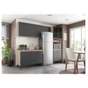Ver imagem 4 de Cozinha Modulada Firenze FI0002 Avena Grafito - Demóbile