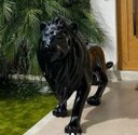 Ver imagem 2 de ESCULTURA LEÃO LUXO EM FIBRA DE VIDRO Pronto Artes DECORAÇÃO DE JARDIM