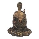 Ver imagem 1 de Imagem Estátua São Francisco Assis Meditando Em Resina 19 Cm