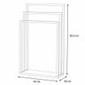 Toalheiro Porta Toalha de Piso Lavabo Gênova D01 Peroba - Inoviza - 5