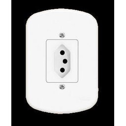 Blanc Tomada 2p+t 10 Amperes Fame - 1