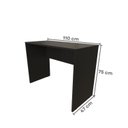 Ver imagem 3 de Escrivaninha Mesa Escritório com Armário Baixo e Aéreo com Chave Modular Conjuntocubos 170cm Preto