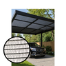 Tela Sombrite Cobertura Garagem Média Preta 3x30m (90m²) - 1