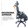 Cadeira de Escritório Presidente Executiva Oficial Titan - Preto - 1 - 4