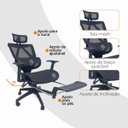 Ver mais imagens de Cadeira de Escritório Presidente Executiva Oficial Titan - Preto - 1