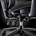 Ver imagem 4 de Cadeira Presidente Titan Ergonômica Tela Mesh Reclinável com Apoio para Pés Preto