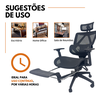 Cadeira de Escritório Presidente Executiva Oficial Titan - Preto - 1 - 9
