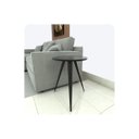 Ver imagem 2 de Mesinha Lateral Sala Quarto de Canto Redonda P.p Fs