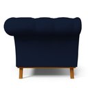 Ver imagem 2 de Sofá 2 Lugares Império 150 Cm Veludo Azul Oxford C-304