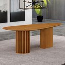 Ver imagem 3 de Mesa de Jantar Belle 200x100 Orgânica Cinamomo - Leifer