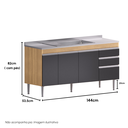 Ver imagem 6 de Gabinete de Pia Libra 144cm