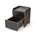 Ver imagem 7 de Mesa de Cabeceira 2 Gavetas 45cm Cindy - Preto