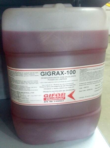 Desengraxante Gigrax-100 - GIGRAX-100 - 20L - 2