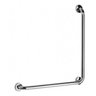 Barra De Apoio Angular Clínica Aço Inox 75x75 Cm Blukit - Prateado - 1