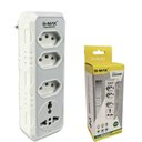 Ver imagem 2 de Adaptador para Tomada 10a Máximo 2500w Branco B-max Bm 8701a