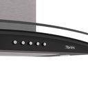 Ver imagem 6 de Coifa Terim de Parede Clean Vidro Curvo Black Kroma 60cm