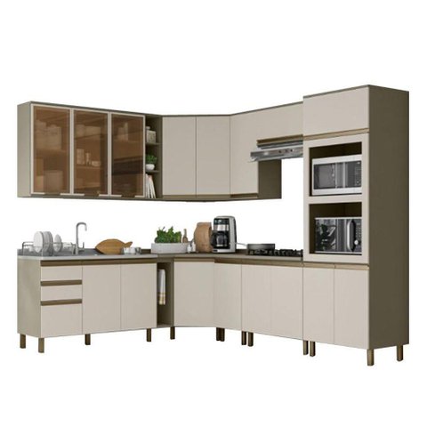 Cozinha Modulada Connect 08 Duna-cristal - Henn