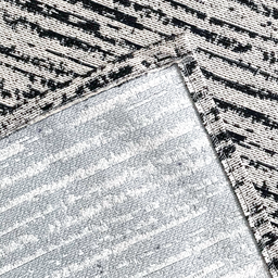 Tapete Sala Antiderrapante Decoração 1.40m X 2.00m Tear Artesanal Jacquard Poliéster Geométrico Hall - 3