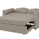 Ver imagem 7 de Sofá Cama 2 Lugares Casal 1,60 Mts Loft Tiffany Matrix Cor:loft Mascavo Marrom Claro