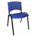 Ver imagem 3 de Cadeira Plástica Realplast 04 Pés - Azul - (Polipropileno) - 31205