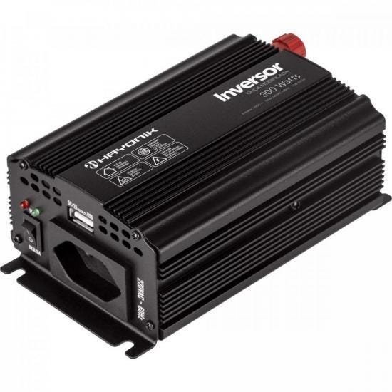 Inversor de Onda Modificada 300W 12Vdc/220V USB Hayonik - 6