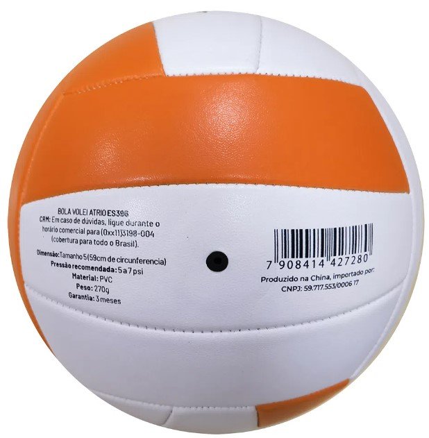 Bola de Basquete Tamanho 7 480 500g Atrio ES397, Laranja