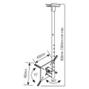 Ver imagem 4 de Suporte de teto para tv de 10" até 55" - cs0050