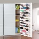 Ver imagem 2 de Sapateira Branca Vertical de Parede ou Porta para 36 Pares