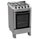 Ver imagem 1 de Fogão Esmaltec Ágata 4 Bocas Inox Forno Limpa Fácil e Acendimento Automático