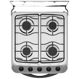 Fogão Esmaltec Ágata 4 Bocas Inox Forno Limpa Fácil e Acendimento Automático - 3