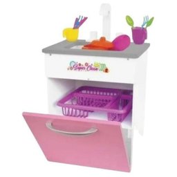 Pia Infantl Super Clean Rosa em Madeira – Junges - 2