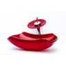 Pia De Vidro Abaulada 42 X 28 Vermelho - 4