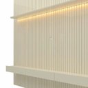 Ver imagem 5 de Home Ripado Para TV 85 Polegadas Com LED 230x217 Nobre Gelius Off White