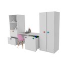 Ver imagem 7 de Kit Armário Montessoriano Rubi 100% Mdf + Eiffel Rosa