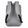 Hwj Mochila Notebook Impermeável Cinza Desenho do Tecido Liso - 3